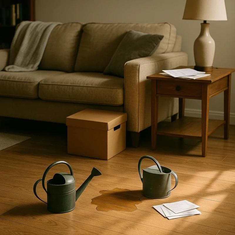 General Negligence Legal Funding living room scene with minor home accident