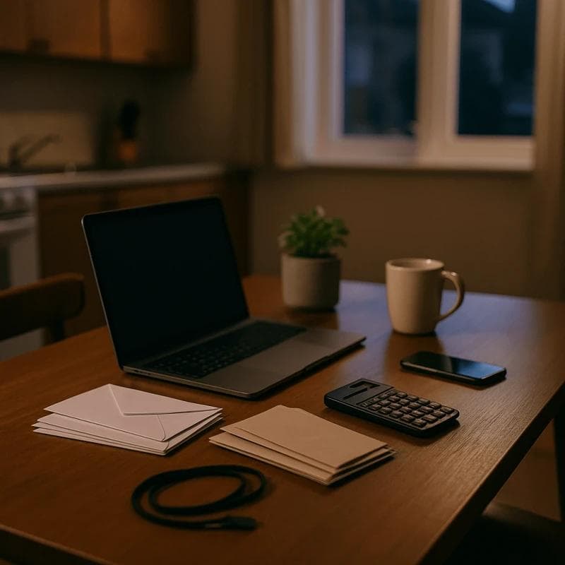 Unpaid Wages Legal Funding home budgeting scene on table