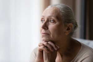 A woman considers pre-settlement loans while waiting for her legal case to settle